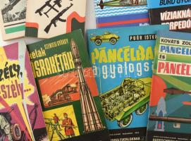 Haditechnika Fiataloknak 21 kötete. Bp., 1972-1987, Zrínyi. Kiadói papírkötések. + Kováts-Nagy: Kors...