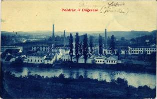 1913 Duga Resa, Dugaresa, Dugerese; Pamut fonoda és szövőgyár. W. L. 938. / cotton spinning and weaving mills