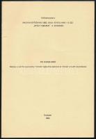 1983 Rados Jenő: Ráckeve, a volt Savoyai-kastély műemléki újjáépítése építészek és műszaki tervezők alkotóházává. Bp., 1983, 58-59 p. Különlenyomat a Magyar Építőipar (1983. XXXII. évi. 1-2. sz.) "Épült 1982-ben" c. cikkéből. Kiadói papírkötés, a borítón kis szakadással.