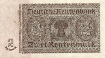 Német 3. Birodalom 2Rentenmark birodalmi nyomat T:I