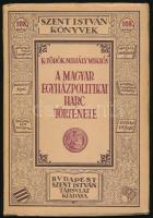 Török Mihály Miklós, K(adicsfalvi): A magyar egyházpolitikai harc története az 1847-48. pozsonyi országgyűléstől 1895-ig. Szent István könyvek 108. Bp., 1933, Szent István-Társulat, 102+(3) p. Kiadói papírkötés, kissé sérült borítóval.