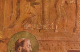 Székely Bertalan (1835-1910): A Pécsi Székesegyház Szent Mór kápolna részletének freskóterve, 1887-8...