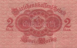 Német Birodalom /Császárság 1914. 2M (12x) alapnyomatos piros "pecséttel", egymás utáni il...