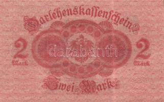 Német Birodalom /Császárság 1914. 2M (12x) alapnyomatos piros "pecséttel", egymás utáni il...