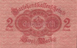 Német Birodalom /Császárság 1914. 2M (12x) alapnyomatos piros "pecséttel", egymás utáni il...