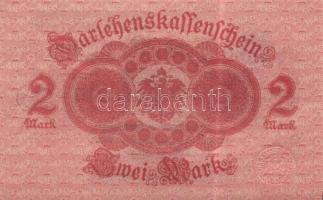 Német Birodalom /Császárság 1914. 2M (12x) alapnyomatos piros "pecséttel", egymás utáni il...