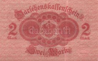 Német Birodalom /Császárság 1914. 2M (12x) alapnyomatos piros "pecséttel", egymás utáni il...