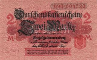 Német Birodalom /Császárság 1914. 2M (12x) alapnyomatos piros "pecséttel", egymás utáni il...