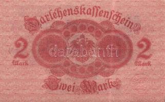 Német Birodalom /Császárság 1914. 2M (12x) alapnyomatos piros "pecséttel", egymás utáni il...