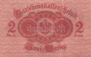 Német Birodalom /Császárság 1914. 2M (12x) alapnyomatos piros "pecséttel", egymás utáni il...