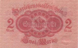 Német Birodalom /Császárság 1914. 2M (12x) alapnyomatos piros "pecséttel", egymás utáni il...