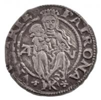 1526A-V/HK Denár Ag "II. Lajos" (0,59g) T:1- patina / Hungary 1526A-V/HK Denar Ag "Lo...