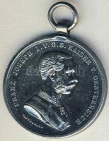 Ausztria cca. 1860-as évek DN "Der Tapferkeit" Ag hadi érdemérem 17,7g T:2