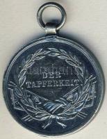 Ausztria cca. 1860-as évek DN "Der Tapferkeit" Ag hadi érdemérem 17,7g T:2