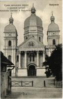 1914 Radymno, Katolicka Cierkiew w Radymnie / church + PESTHŰVÖSVÖLGY POSTAI ÜGYN (EK)