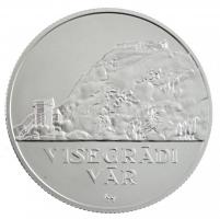 2004. 5000Ft Ag "Visegrádi vár" kapszulában, tanúsítvánnyal, tájékoztatóval T:BU pötty pat...