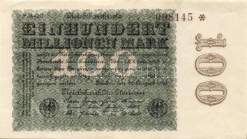 Német Birodalom /Weimari Köztársaság 1923. 100.000.000M T:I