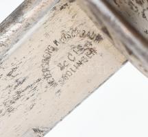 k.u.k. 1904M lovastiszti szablya, Meyersberg Solingen gyártói jelzéssel. Sérült, hiányos / Infantry ...