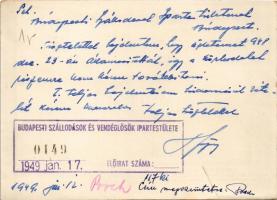 1949 Debrecen, Arany Bika Nagyszálló kávéháza és étterme. Tulajdonosok: Bujdosó és Frank. reklám (EK...