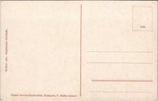 Torockó, Rimetea; Toroczkói pártás leányok. Erdélyi udvari fényképész felvétele. Vasúti levelezőlapá...