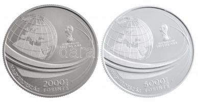 2018. 2000Ft Cu-Ni "XXI. Labdarúgó Világbajnokság" kapszulában + 5000Ft Ag "XXI. Labd...