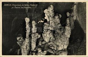 Gömörhosszúszó, Hosúsovo, Dlhá Ves; Domica-Krápnikové jaskyne v Hosúsove pri Plesivci na Slovensku / Domica barlang Pelsőc mellett, belső / karst cave interior