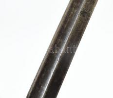 M. kir. honv. 1995M/1931M célzótüskés legénységi szurony, utánfestett hüvellyel, szuronypapuccsal / ...