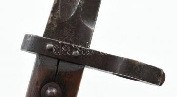 M. kir. honv. 1995M/1931M célzótüskés legénységi szurony, utánfestett hüvellyel, szuronypapuccsal / ...