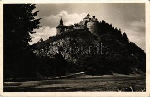 Krasznahorkaváralja, Krásnohorské Podhradie; Krasznahorka vára. Fuchs József kiadása / Hrad Krásna Horka / castle (EK)