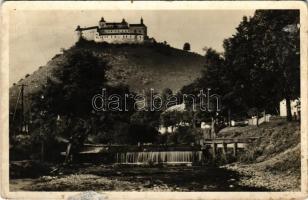 1942 Krasznahorkaváralja, Krásnohorské Podhradie; Krasznahorka vára. Fuchs József kiadása / Hrad Krásna Horka / castle (EK)