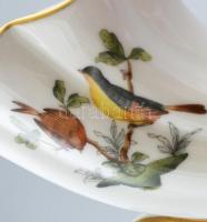 Herendi Rotschild mintás bőségszaru kézzel festett jelzett hibátlan 15 cm