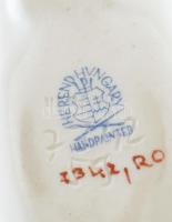 Herendi Rotschild mintás bőségszaru kézzel festett jelzett hibátlan 15 cm