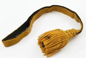 1910-1918 k.u.k. tisztviselő kardbojt / Austro-Hungarian public officer sword knot 38 cm