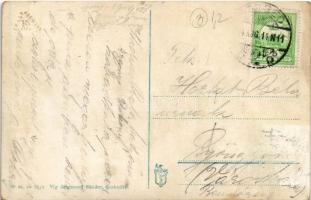 1914 Szabadka, Subotica; Csokonai tér, Nemzeti kaszinó, Önsegélyező hivatal. Víg Zsigmond Sándor kia...