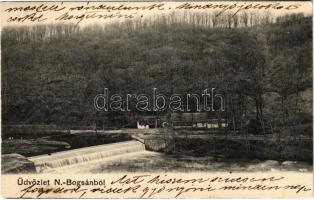 1904 Boksánbánya, Németbogsán, Deutsch-Bogsan, Bocsa Montana; gát / dam
