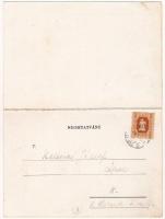 1947 Kereb hordozható finomfúrógép FB-130. Fischer precíziós mechanikai üzem kinyitható reklámlapja ...