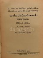 Palatinus József: A szabadkőművesség bűnei. A magyarországi szabadkőművesek mozgalma és külföldi kap...