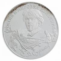 Oroszország 1994. 3R Ag "Vaszilij Ivanovics Szurikov festő" (0,900/34,97g/39mm) T:1- (PP) ...