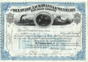 USA 1908-47. 16db klf részvény, jobb motívumokkal, mint vasút