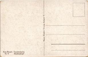 Tanulmányfej. Cigánylány / Studienkopf / Head study. Hungarian Gypsy lady art postcard. Magyar Rotop...