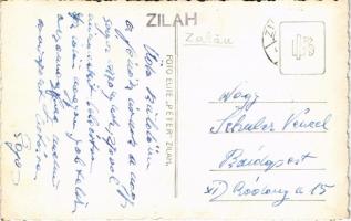 1942 Zilah, Zalau; Wesselényi szobor újra felállítása a Kossuth téren, ünnepség magyar szalagos kosz...