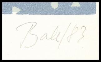 Bak Imre (1939-): Bak Imre '83, Józsefvárosi Galéria. 3 db szitanyomat, papír, mindegyik jelezv...