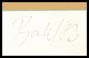 Bak Imre (1939-): Bak Imre '83, Józsefvárosi Galéria. 3 db szitanyomat, papír, mindegyik jelezv...