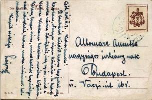 Die Eitelkeit. Orosz szecessziós művészlap / Vanité / Vanity. Russian gently erotic Art Nouveau post...