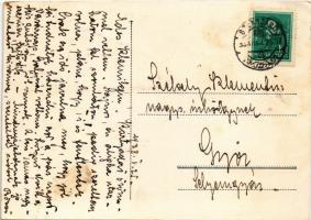 1938 Irredenta művészlap / Hungarian irredenta propaganda art postcard (EK)