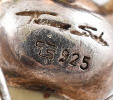 Thomas Sabo ezüst (Ag) szárnyas medve figura, karkötőn. Jelzett, br 9,6 g