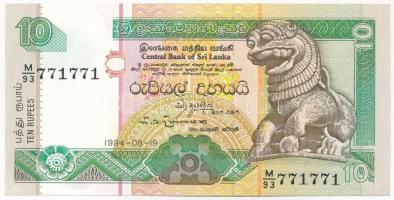 Srí Lanka 1994. 10R M93 771771 T:I / Sri Lanka 1994. 10 Rupees M93 771771 C:UNC  Krause P#102