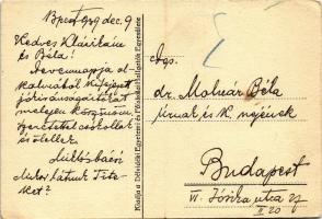 1939 Irredenta művészlap. Kiadja a Délvidéki Egyetemi és Főiskolai Hallgatók Egyesülete / Hungarian ...