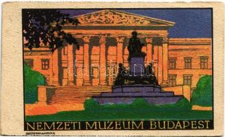 1923 Budapest VIII. Nemzeti Múzeum. A Magyar Földrajzi Intézet r.-t. kiadása Budapesti sorozat 6. sz. művészlap s: Szekeres-Amberg (Rb)