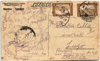 1922 Budapest I. Halászbástya. A Magyar Földrajzi Intézet r.-t. kiadása Budapesti sorozat 2. sz. műv...